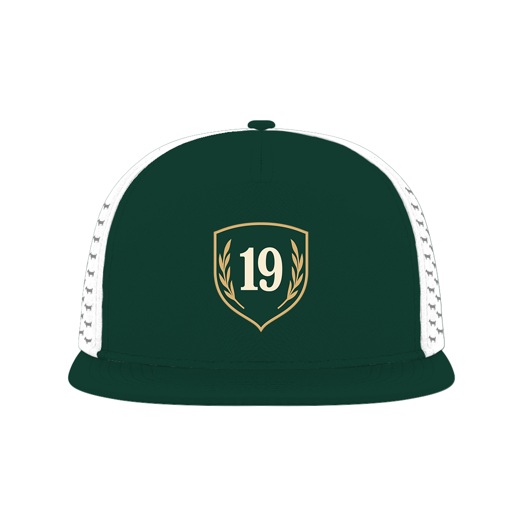 Goated Hat - Green / White Goats