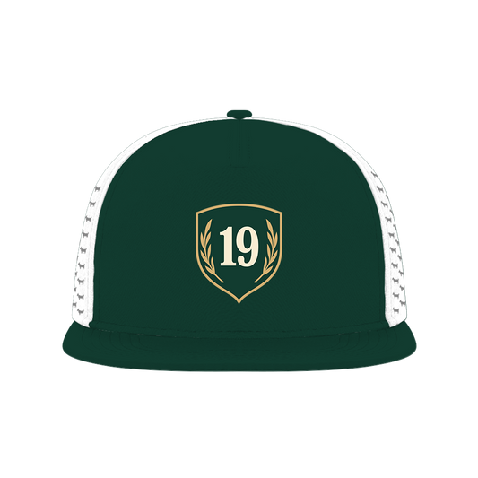 Goated Hat - Green / White Goats