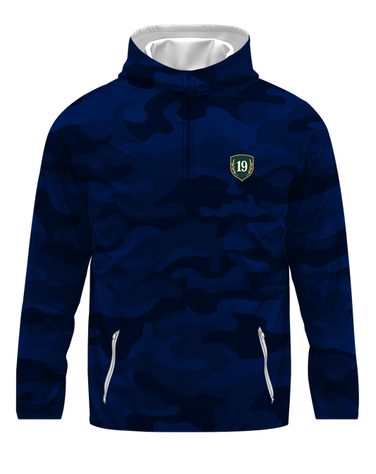 Goated Quarter Zip - Blue Camo