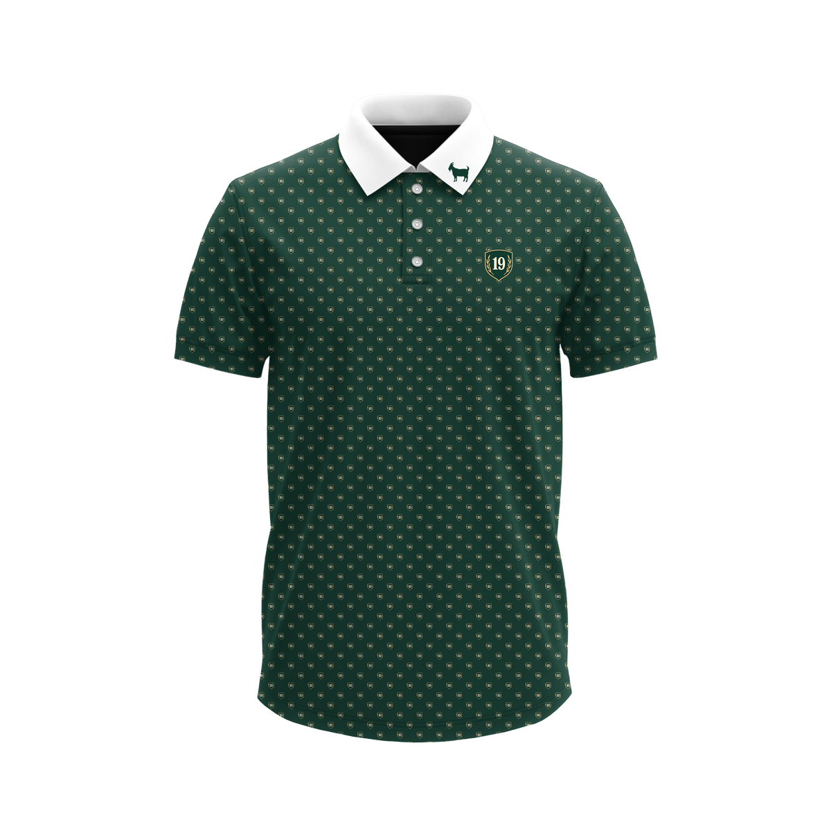 Goated Polo - Green 19 pattern