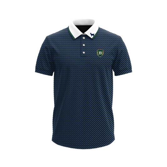 Goated Polo - Blue 19 pattern
